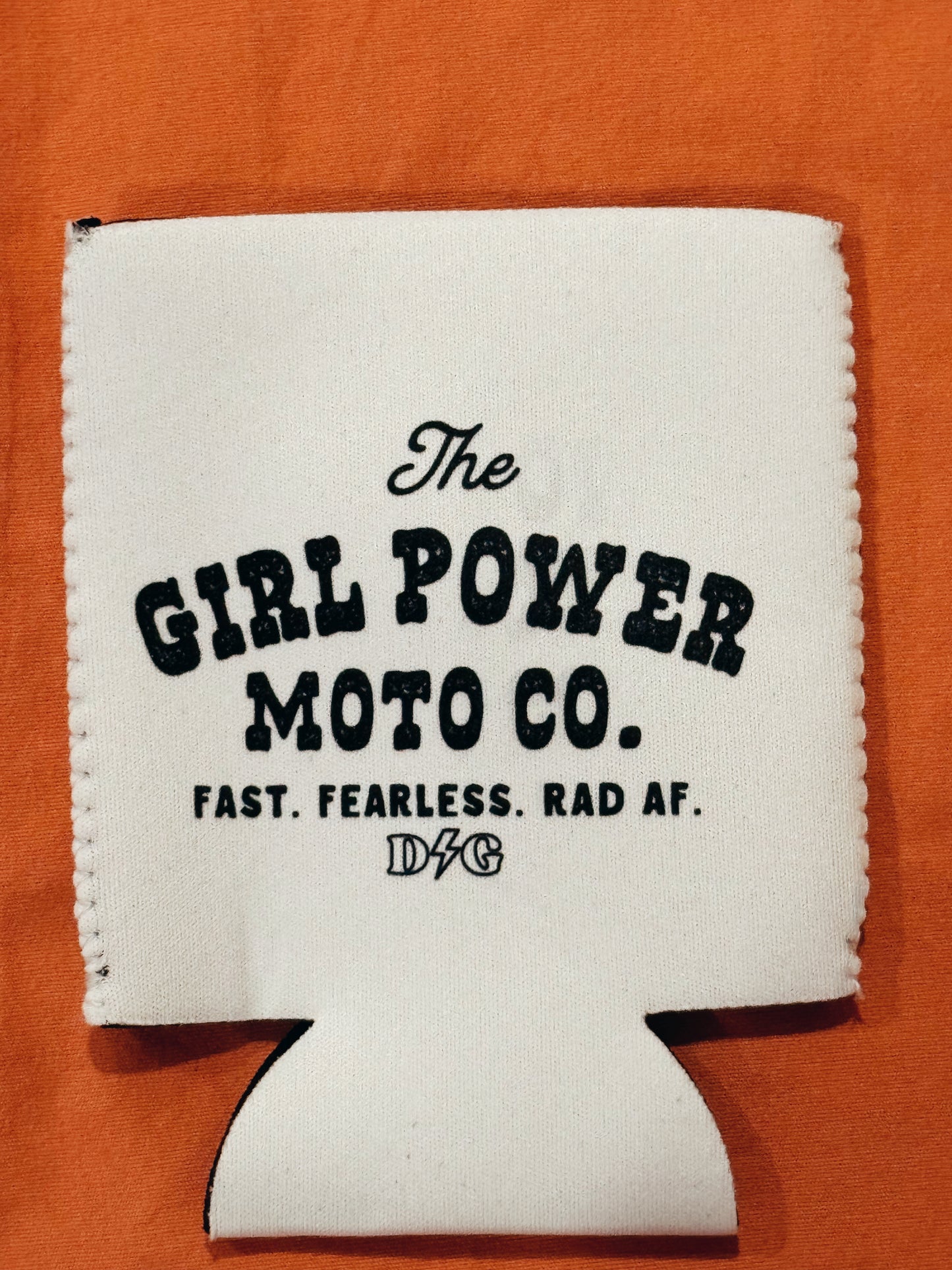 Girl Power Moto Coozie