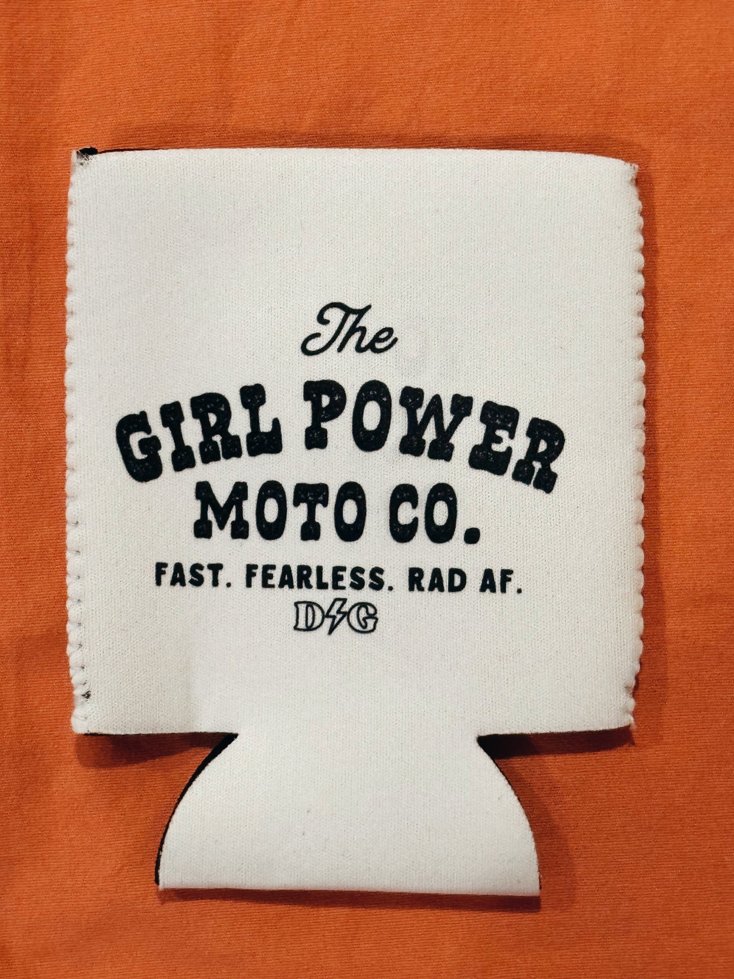 Girl Power Moto Coozie