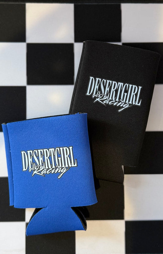 Desert Girl Racing Can Coozies