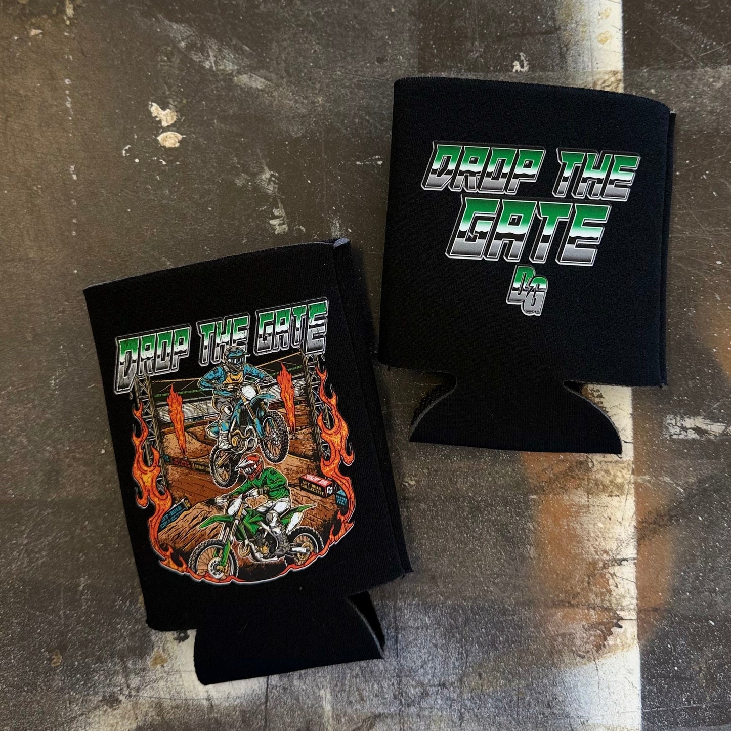 Drop the Gate Coozies