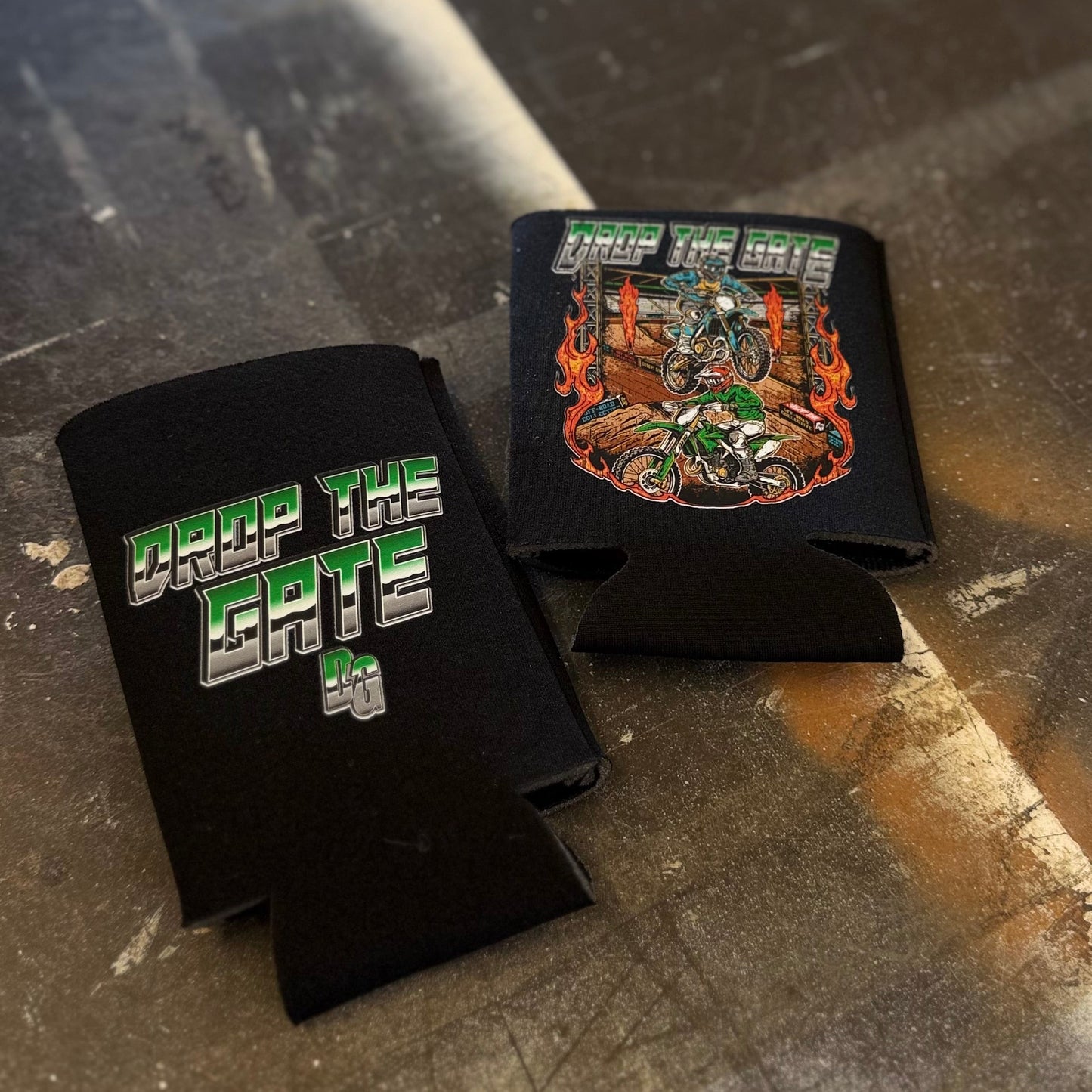 Drop the Gate Coozies