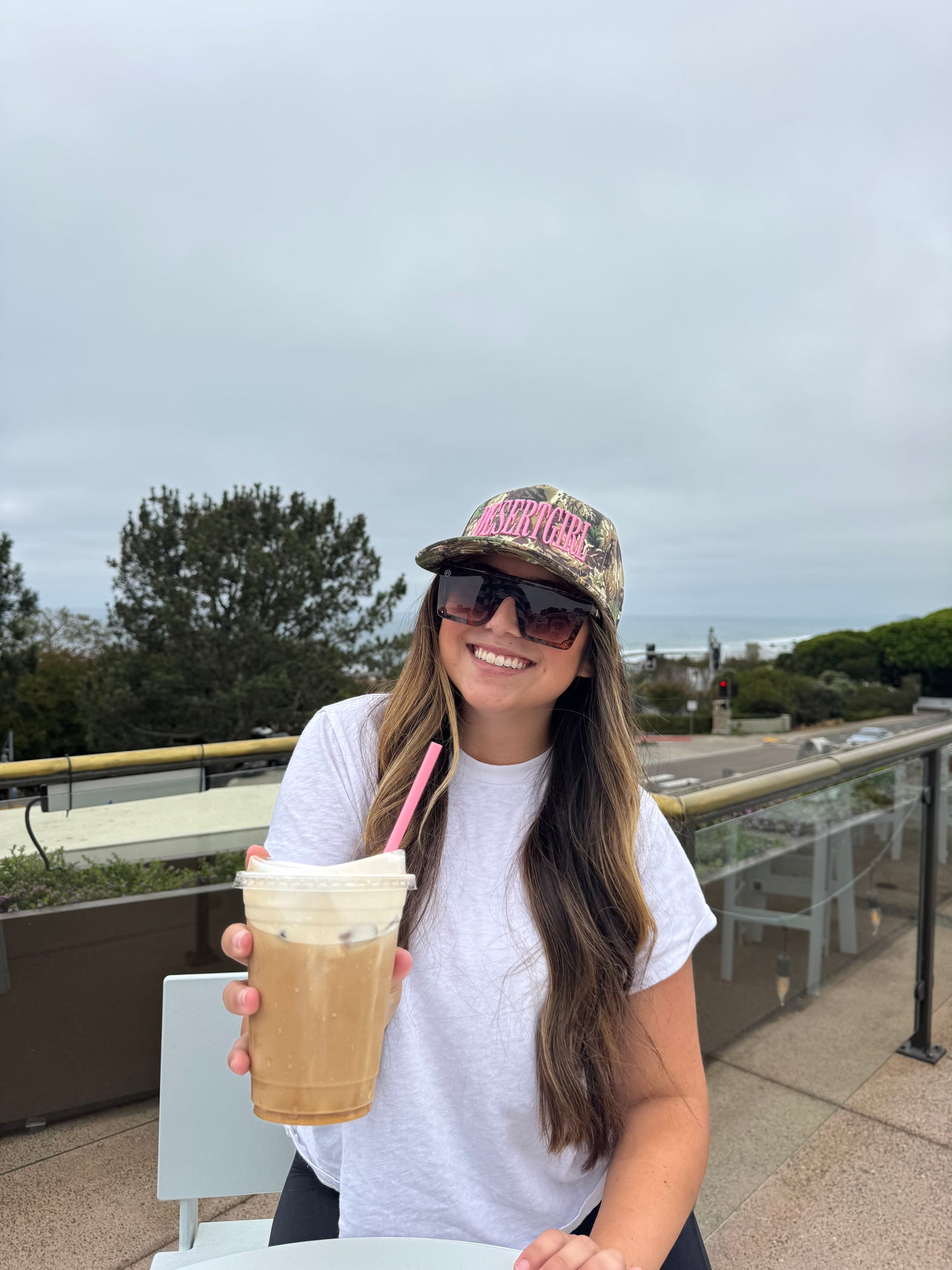 The Desert Girl Camo Trucker