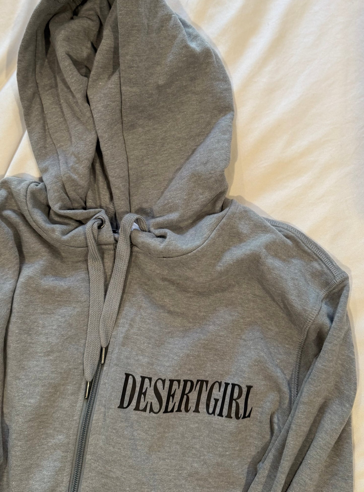 Checkerboard Badge Zip-Up Hoodie