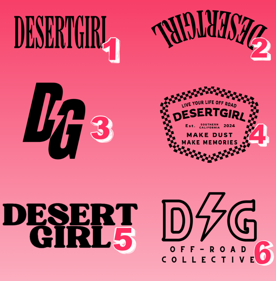 Desert Girl Decals