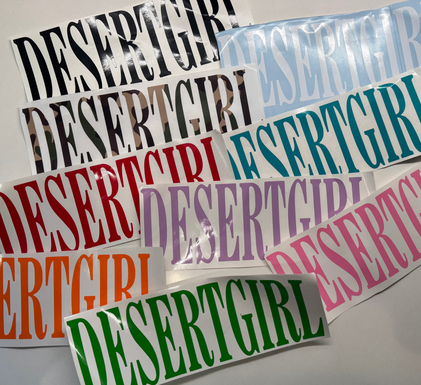 Desert Girl Decals