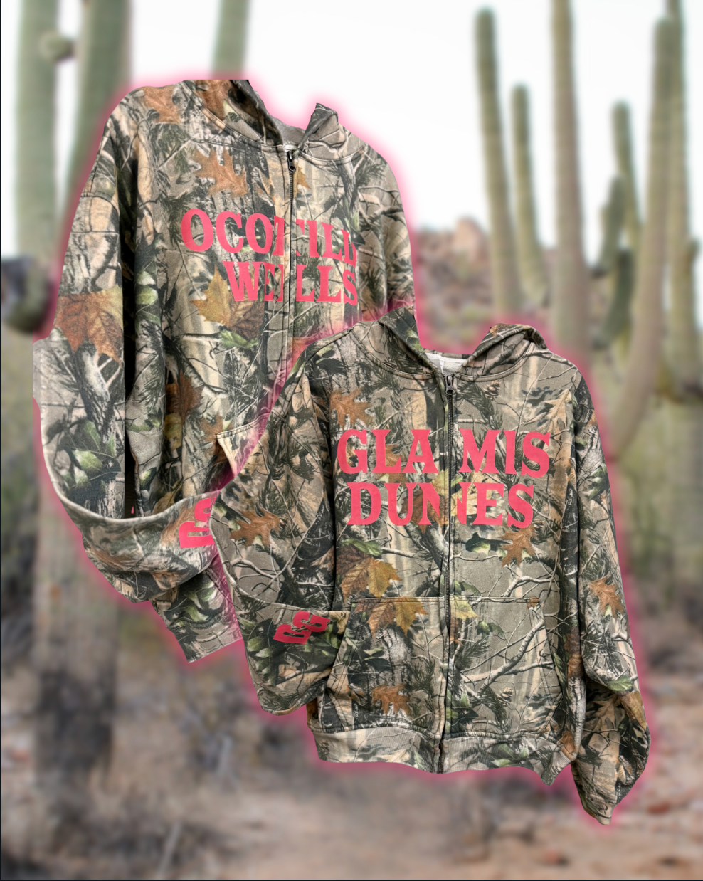 Camo Zip Up - Desert Season 25