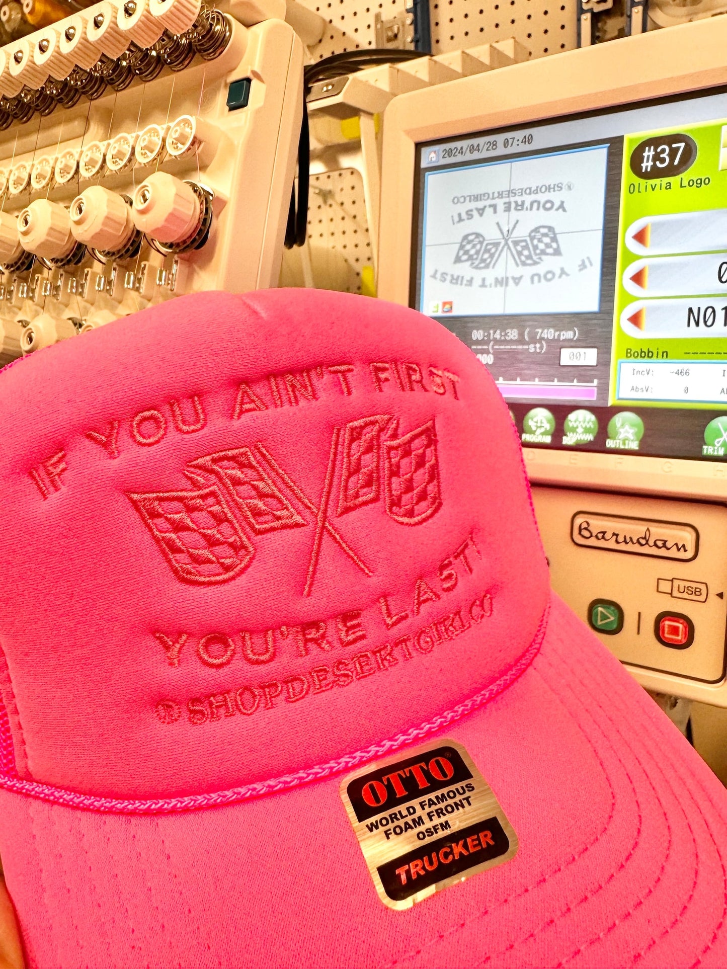 IF YOU AINT FIRST - TRUCKER HAT